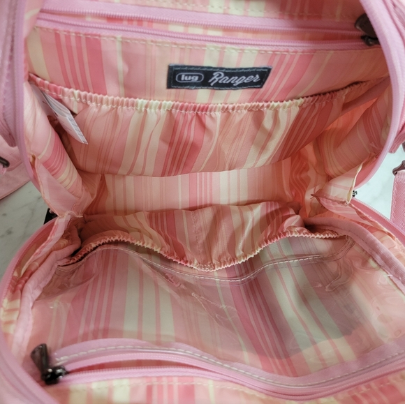 Lug Ranger Crossbody Bag in Pink Hearts - Picture 3 of 5